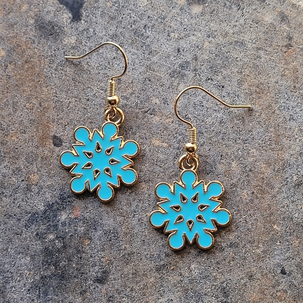 Snowflake Holiday Earrings